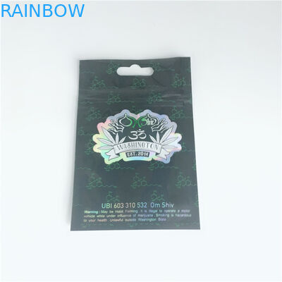 3 الوجهين الختم تغليف مستحضرات التجميل حقيبة احباط مايلر زيبلوك شقة التدخين التبغ التفاف الحقيبة