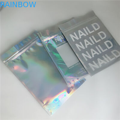 3 الوجهين الختم تغليف مستحضرات التجميل حقيبة احباط مايلر زيبلوك شقة التدخين التبغ التفاف الحقيبة