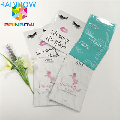 مخصص مطبوعة الحقائب البلاستيكية التعبئة والتغليف ثلاثة الجانب ختم الحرارة مع الشق المسيل للدموع