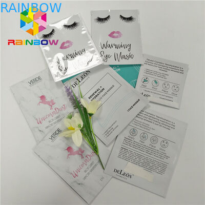 مخصص مطبوعة الحقائب البلاستيكية التعبئة والتغليف ثلاثة الجانب ختم الحرارة مع الشق المسيل للدموع