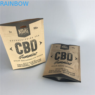 براون كرافت Paperstand حتى الحقائب 120-140 ميكرون سمك لالتوابل مسحوق