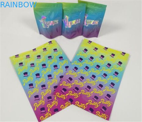 منظم رائحة مستحضرات التجميل حقيبة طبية لامع مايلر فويل ميني زيبلوك CYMK اللون