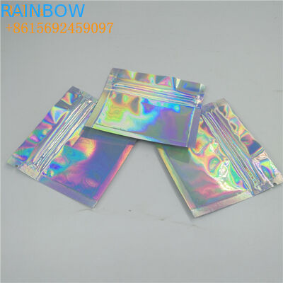 مصغرة 3 الجانب مختومة المجسم حقيبة ماكياج مايلر Ziplock الحقيبة مخصص مطبوعة