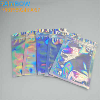 مصغرة 3 الجانب مختومة المجسم حقيبة ماكياج مايلر Ziplock الحقيبة مخصص مطبوعة