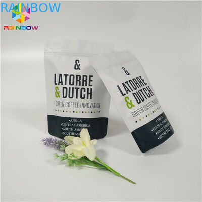 احباط الالومنيوم صديقة للبيئة الوقوف الحقيبة القهوة الشاي التغليف ماتي إنهاء السطح