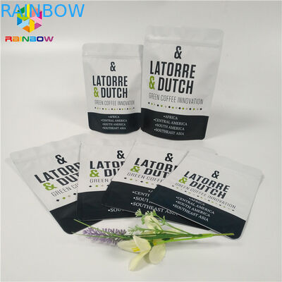 الألومنيوم احباط الحقيبة التغليف Ziplock Reclosable صمام القهوة كيس الطباعة الحفر