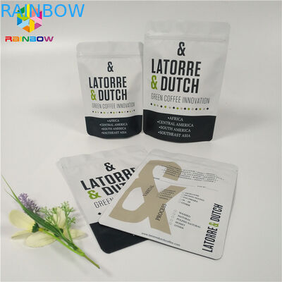 الألومنيوم احباط الحقيبة التغليف Ziplock Reclosable صمام القهوة كيس الطباعة الحفر