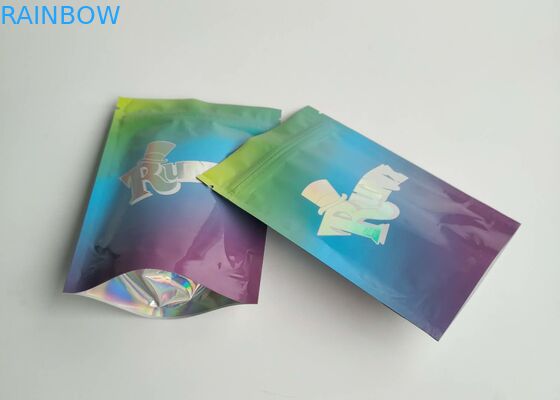 التعبئة والتغليف البلاستيكية الحقائب والدليل على التعبئة والتغليف واضحة نافذة المجسم الكوكيز مع سحاب