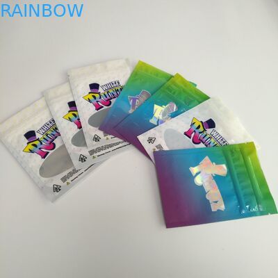 مايلر رونتز أكياس بلاستيكية مختومة مخصص مطبوعة لتعبئة القنب القنب