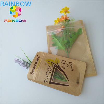 أكياس الورق مخصص الأغلاق الغذاء الصف ثلاثة الجانب ختم الألومنيوم احباط كوكي التغليف