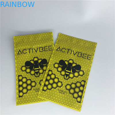 ثلاثة ختم الجانب الوقوف الحقائب القهوة البلاستيك مايلر الرمز البريدي قفل التبغ الاعشاب التعبئة والتغليف