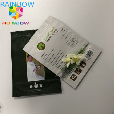 كرافت ورقة الأغلاق الوقوف الحقائب مغلفة الألومنيوم احباط أكياس البلاستيك