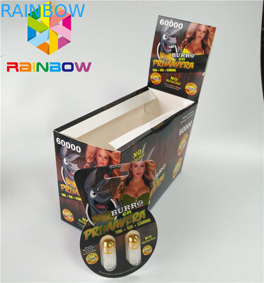 Premierzen نفطة بطاقة التعبئة والتغليف مخصص الطفل مقاومة بوتون قفل مربع ورقة بطاقة 3D