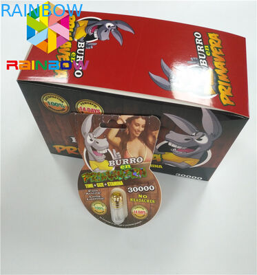 Premierzen نفطة بطاقة التعبئة والتغليف مخصص الطفل مقاومة بوتون قفل مربع ورقة بطاقة 3D