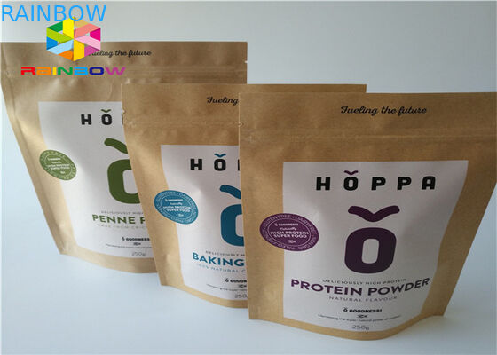 أكياس نافذة مخصصة ورقة واضحة المعاد تدويرها براون كرافت ورقة للتسوق