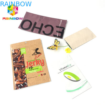 الأغلاق الحقيبة احباط التعبئة والتغليف البلاستيكية الألومنيوم احباط لون الطباعة ثلاثة ختم الجانب