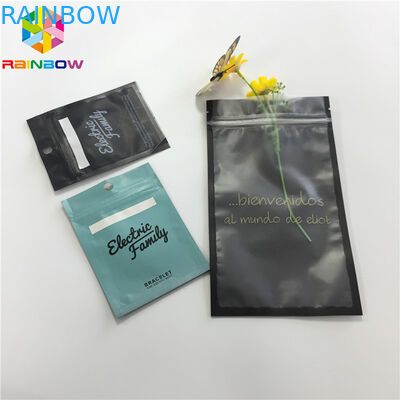 كيس من البلاستيك الشفاف الشفاف تغليف فويل ألومنيوم خلفي للأعشاب