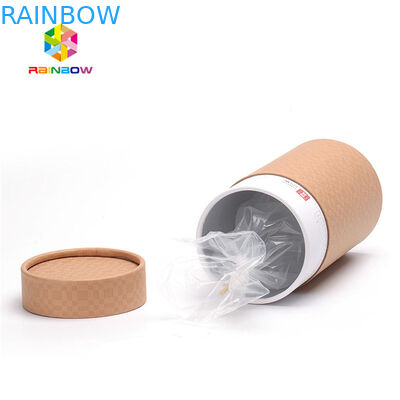 إعادة تدوير المطبوعة زجاجات CBD ورقة مربع التعبئة والتغليف ورقة كرتون أنبوب المواد مغلفة