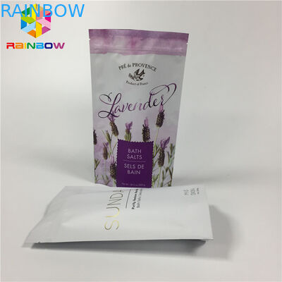 رقائق الألومنيوم غير لامع مغلفة الوقوف أكياس الحقيبة سستة لحزمة المواد الغذائية الجافة