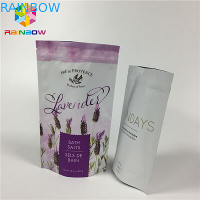 رقائق الألومنيوم غير لامع مغلفة الوقوف أكياس الحقيبة سستة لحزمة المواد الغذائية الجافة