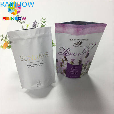 رقائق الألومنيوم غير لامع مغلفة الوقوف أكياس الحقيبة سستة لحزمة المواد الغذائية الجافة