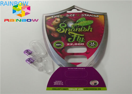 حبوب منع الحمل تعزيز الذكور نفطة حزمة التغليف 3D الكركدن بطاقة نفطة لحزمة كبسولات