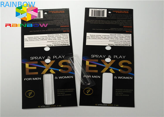 شريحة مخصصة بطاقة نفطة التعبئة والتغليف رذاذ طي ورقة بطاقة التعبئة والتغليف مع هول