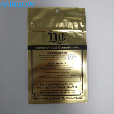 أكياس Ziplock القابلة لإعادة الاستخدام والدليل على الأطفال ، وطباعة مايلر لحمل الحقيبة