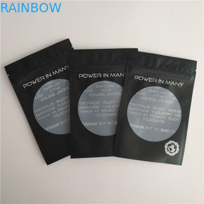 حقائب تغليف حرارة لامعة ختم شعار مخصص الرمز البريدي حقيبة حقيبة أقراط سوار الحقائب