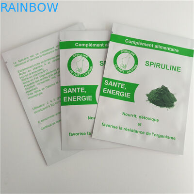 رقائق الألومنيوم الغذاء الصف الوقوف الحقائب ثلاثة الجانب ختم حقيبة مسحوق القهوة ايكو