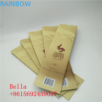 ماتي السطح الوقوف سستة الحقيبة مجمعة الجانب مجمعة حبوب البن التعبئة والتغليف مع صمام