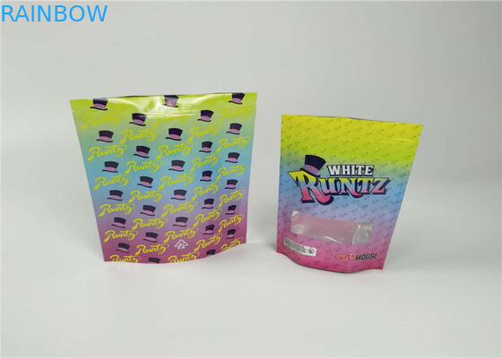 الحقائب البلاستيكية Runtz التعبئة والتغليف الغابة بوي رائحة الإثبات ملفات تعريف الارتباط حقيبة الرمز البريدي قفل