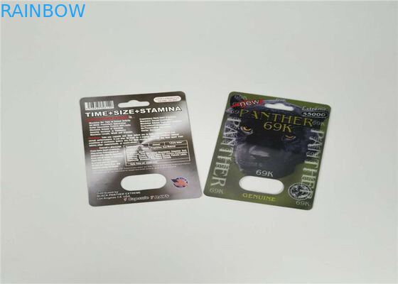 عالية القوة 3D بطاقات حزمة نفطة التعبئة والتغليف لاش ماء الاكريليك عرض مربع