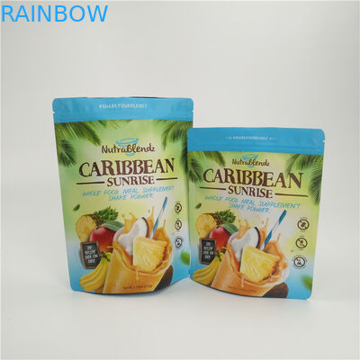 الفواكه المجففة وجبة خفيفة كيس التغليف زيبر مخصص مطبوعة الألومنيوم احباط للماء