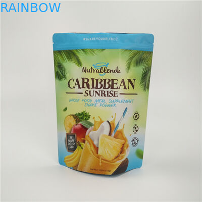 الفواكه المجففة وجبة خفيفة كيس التغليف زيبر مخصص مطبوعة الألومنيوم احباط للماء