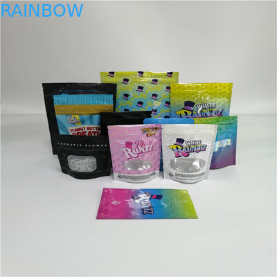 دائم أكياس الرمز البريدي قفل البلاستيك الكوكيز بيلي كيمبر الحفر الطباعة لمتابعة التعبئة والتغليف