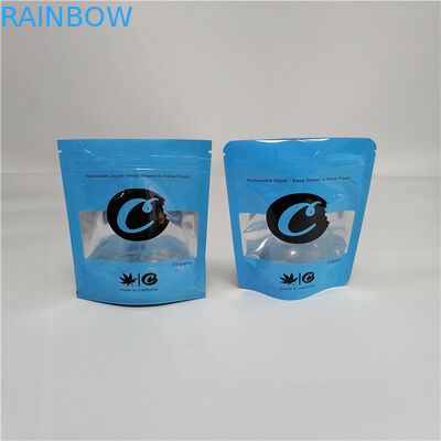 دائم أكياس الرمز البريدي قفل البلاستيك الكوكيز بيلي كيمبر الحفر الطباعة لمتابعة التعبئة والتغليف