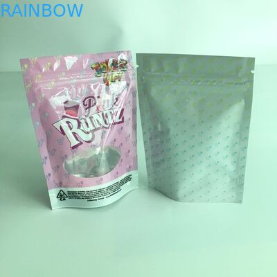 الوقوف Runtz مخصص Ziplock حقائب الحقائب Childproof التعبئة العشبية مع طباعة الشعار