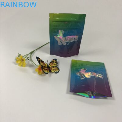 مزدوجة زيبر احباط الحقيبة التعبئة والتغليف مايلر Runtz حقائب بلاستيكية لتعبئة ملفات تعريف الارتباط