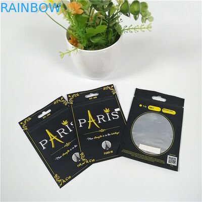 CYMK اللون البخور العشبية التعبئة والتغليف رقائق الألومنيوم الوقوف البلاستيك مايلر زيبر حقيبة