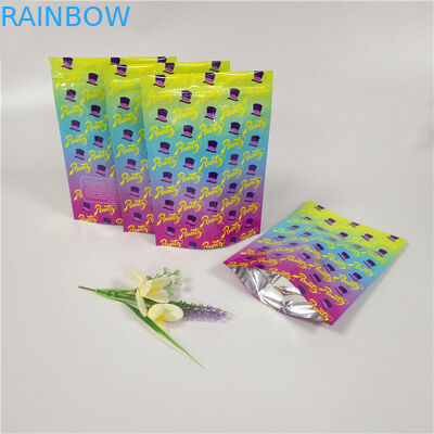 مزدوجة زيبر مخصص المطبوعة الوقوف الحقائب مغلفة أكياس رقائق الألومنيوم سطح لامع