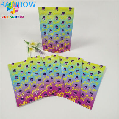 مخصص 1 أوقية 3.5 جرام الحقيبة احباط التغليف رائحة أكياس تغليف الأعشاب والدليل سطح لامع