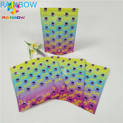 مخصص 1 أوقية 3.5 جرام الحقيبة احباط التغليف رائحة أكياس تغليف الأعشاب والدليل سطح لامع