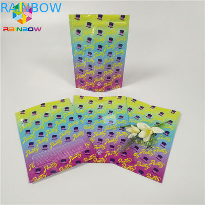 مخصص 1 أوقية 3.5 جرام الحقيبة احباط التغليف رائحة أكياس تغليف الأعشاب والدليل سطح لامع