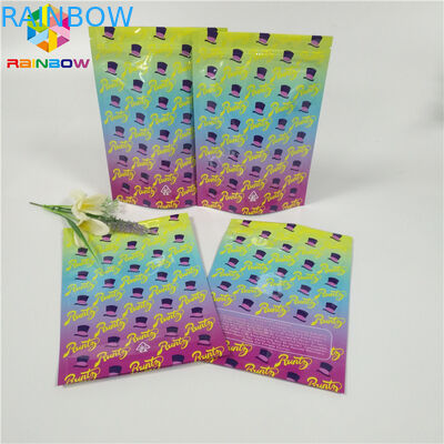 مخصص 1 أوقية 3.5 جرام الحقيبة احباط التغليف رائحة أكياس تغليف الأعشاب والدليل سطح لامع