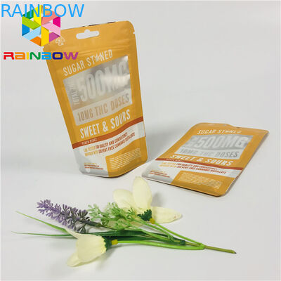 الوجبات الخفيفة المكسرات الحقائب البلاستيكية التعبئة والتغليف Customzied نافذة واضحة مع سحاب الأغلاق