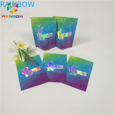 كوكي احباط الحقيبة التعبئة والتغليف مخصص مطبوعة الرمز البريدي أكياس قفل الطفل والدليل