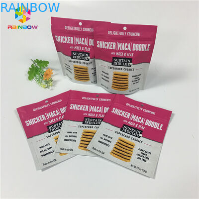 أكياس التعبئة والتغليف البلاستيكية احباط الأغلاق القابلة للتحلل الطباعة الرقمية للشوكولاته / الجبن