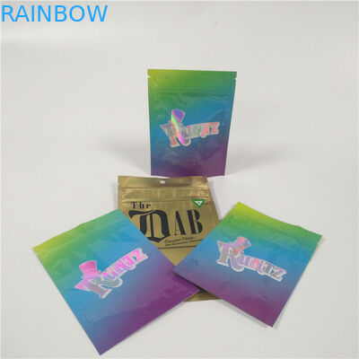 3.5 غرام الحقائب البلاستيكية التعبئة والتغليف الوقوف مايلر زيبلوك الأعشاب أكياس Runtz القنب