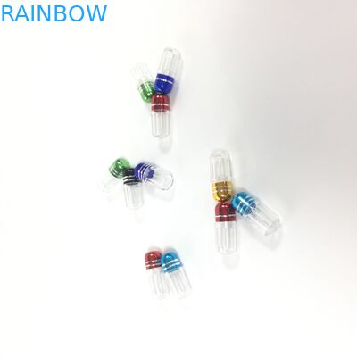 ملحق كبسولة حبوب منع الحمل زجاجات زجاجات الحاويات PP المواد مع غطاء معدني